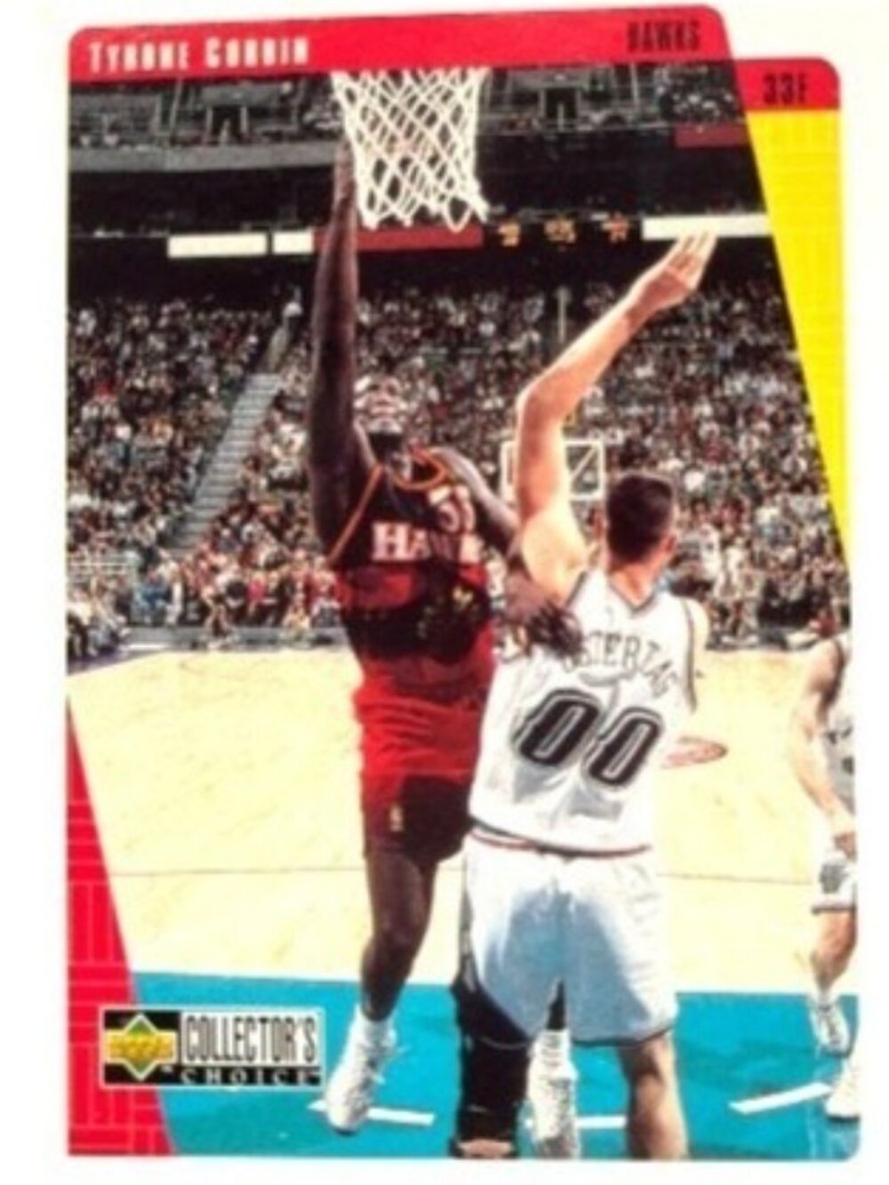 Tyron Corbin 1996-97 Upper Deck Collectors  Basketball  #33F Atlanta Hawks S116